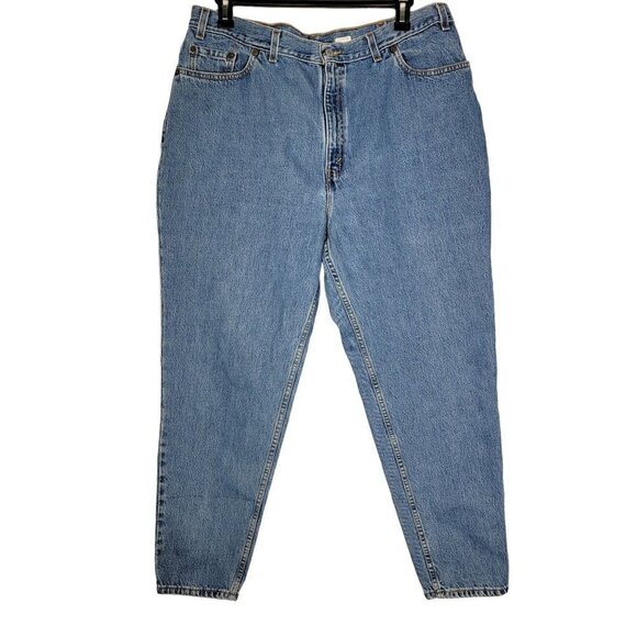 LEVI'S 550 Women's 22 (40x30) Relaxed Fit Tapered Leg Jeans USA Made vintage - Picture 1 of 16